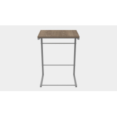 Столик приставной Терри Ferrum-decor 650x440x330 Серый металл ДСП Дуб Сонома Трюфель 16 мм (TERR019) Курінь