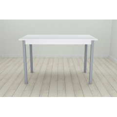 Стол кухонный Ferrum-decor Марио 75x120x70 Серый ДСП Белое 16мм (MAR0050) Мелитополь
