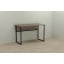 Компьютерный стол Ferrum-decor Коди 75x120x60 черный ДСП Дуб Сонома Труфель 16мм Ровно