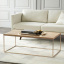 Кофейный журнальный столик в стиле LOFT (NS-689) Изюм