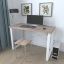 Письмовий стіл Ferrum-decor Драйв 750x1200x600 Білий метал ДСП Дуб Сонома Трюфель 32 мм (DRA166) Вишневе
