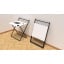 Стол трансформер Компакт 1 Ferrum-decor 750x790x720 Черный металл ДСП Белый 16 мм (KOM101) Винница