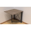 Стол-книжка трансформер Орион 1 Ferrum-decor 750x810x730 Черный металл ДСП Дуб Сонома Трюфель 16 мм (ORI105) Молочанськ