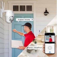 Уличная IP 4G SIM камера видеонаблюдения поворотная Rangecam 4GN3 WIFI 360° 2.0mp датчик движения запись Android & Iphone приложение IP66 Нікополь