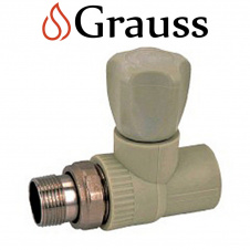 Grauss Кран радіаторний прямий вентильний 20x1/2"н Німеччина