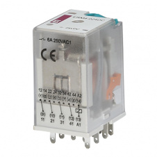 Реле електромеханічне ERM4-24 DC 4p 24VDC ЕТI