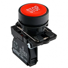 Кнопка TB5-AA4342 СТОП червона Аско Укрем (A0140010152)