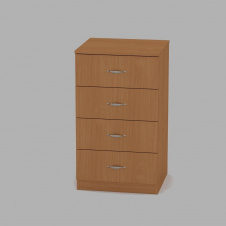 Комод Компаніт Комод-4А 493x849x448 бук