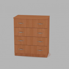 Комод Компаніт Комод-4Б 720x849x390 вільха