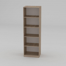 Книжный шкаф Компанит КШ-1 1950x612x448 мм дуб сонома