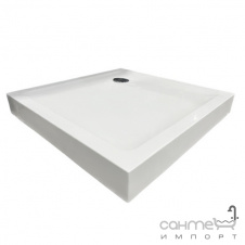 Квадратный акриловый душевой поддон Radaway Lupo C Compact 900x900 LUC9090115-05 белый