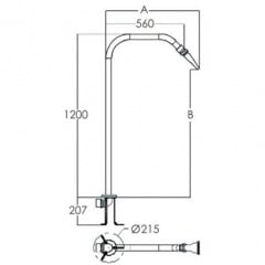 Массажный водопад Emaux EM4401 Fast Spray Киев