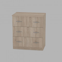 Комод Компаніт Комод-3А 610x690x390 дуб Сонома Київ