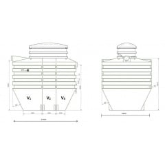 DELFIN PRO 12 Автономная канализация для 12 пользователей Кривий Ріг