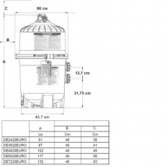 Фильтр Hayward ProGrid DE2420 (11 м3/ч, D660) Переяслав-Хмельницький