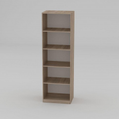 Книжный шкаф Компанит КШ-1 1950x612x448 мм дуб сонома Винница