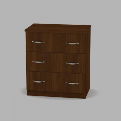 Комод Компанит Комод-3А 610x690x390 орех Иршава