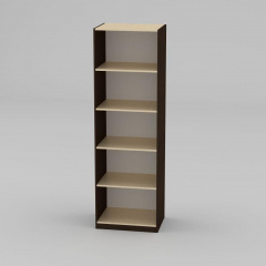 Книжный шкаф Компанит КШ-1 1950x612x448 мм венге Михайловка