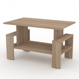 Стол журнальный Компанит Венера 800х497х500 мм дуб сонома