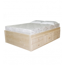 Кровать Скиф Л-402 с тумбой с двух сторон 140x190 см