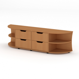 Тумба под ТВ Компанит Одесса 1700x484x400 мм Бук