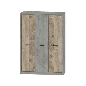 Шкаф СОКМЕ Бари 3Д 1510х2190х600 мм дуб гранж песочный/вудкон