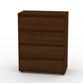 Комод-4 Компаніт 800х1030х420мм горіх