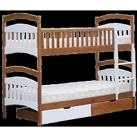 Ліжко двоярусне Мебигранд Жасмин без ящиків 800x2000 мм