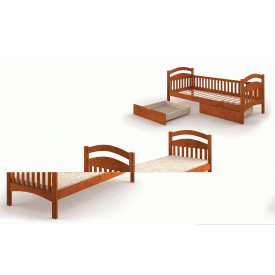 Дитяче ліжко Мебигранд Жасмин Люкс без ящиків 800x1900 мм