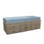 Кровать Скиф Л-401 с тумбой 100x200 см Изюм