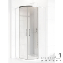 Двери полукруглой душевой кабины Radaway Idea PDD 2000 387139-01-01 хром/прозрачное стекло Фастів