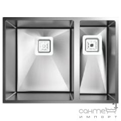 Кухонная мойка Fabiano Quadro 58x44 L S/Steel нержавеющая сталь Виноградів