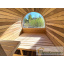 Баня бочка овальна 4х2,3м з термобруса з санвузлом Fassauna Thermowood Production Костопіль