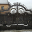 Ворота кованые современные сдержаные прочные Legran Белая Церковь
