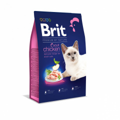 Сухой корм для кошек Brit Premium by Nature Cat Adult Chicken с курицей 8 кг (8595602553204) Кропивницький