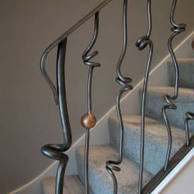 Кованые перила полностью ручной работы Legran