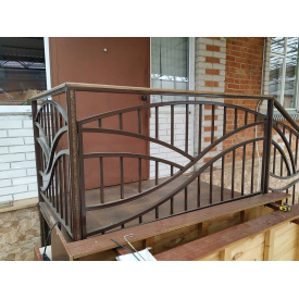 Перила кованые внешние привлекательные Legran