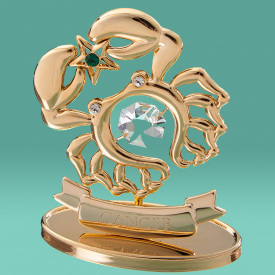 Декоративная фигурка знак зодиака Crystocraft Рак 5,5*8,5*3,2 см Gold SK16389
