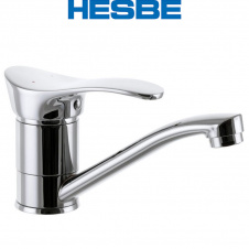 Змішувач для умивальника ялинка на шпильці HESBE ERIS (Chr-004) 15cm