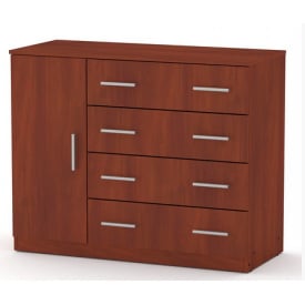 Комод 4+1Б Компанит лдсп яблоня