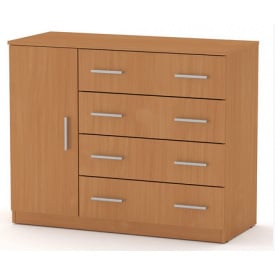 Комод 4+1Б Компанит лдсп бук