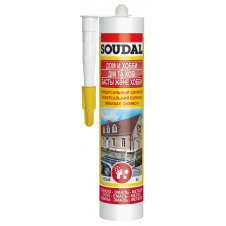 Герметик силиконовый SOUDAL Универсальный прозрачный 280 мл