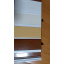 Дверь гармошка раздвижная полуостекленная белый ясень 860х2030х10мм Полтава