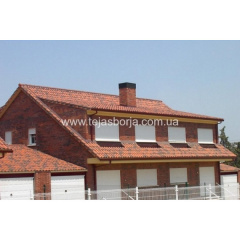 Керамическая черепица Tejas Borja TB-12 Aged Red Кривий Ріг