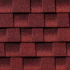 Битумная черепица GAF Timberline HD Patriot Red. Славута
