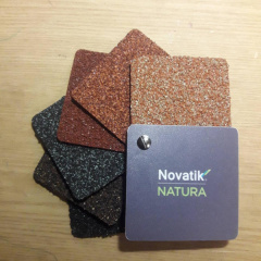 Композитна черепиця Novatik NATURA CLASIC dark moon (чорний) Буча