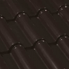 Керамическая черепица Umbelino TILE Glazed Черная (103448) Буча