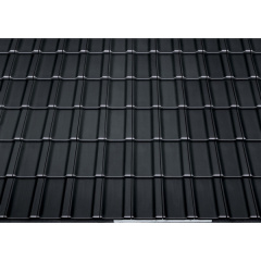 Керамическая черепица Braas Topaz 11V Иссиня Черный (Глазурь) Луцьк
