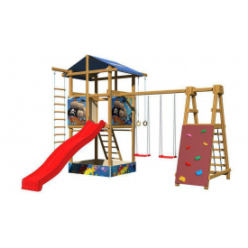 Детская игровая площадка для улицы / двора / дачи / пляжа SportBaby-9 SportBaby
