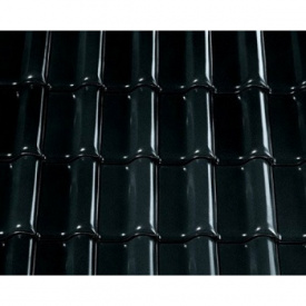 Керамическая черепица Creaton PREMION 503 ЧЕРНАЯ ГЛАЗУРЬ FINESSE